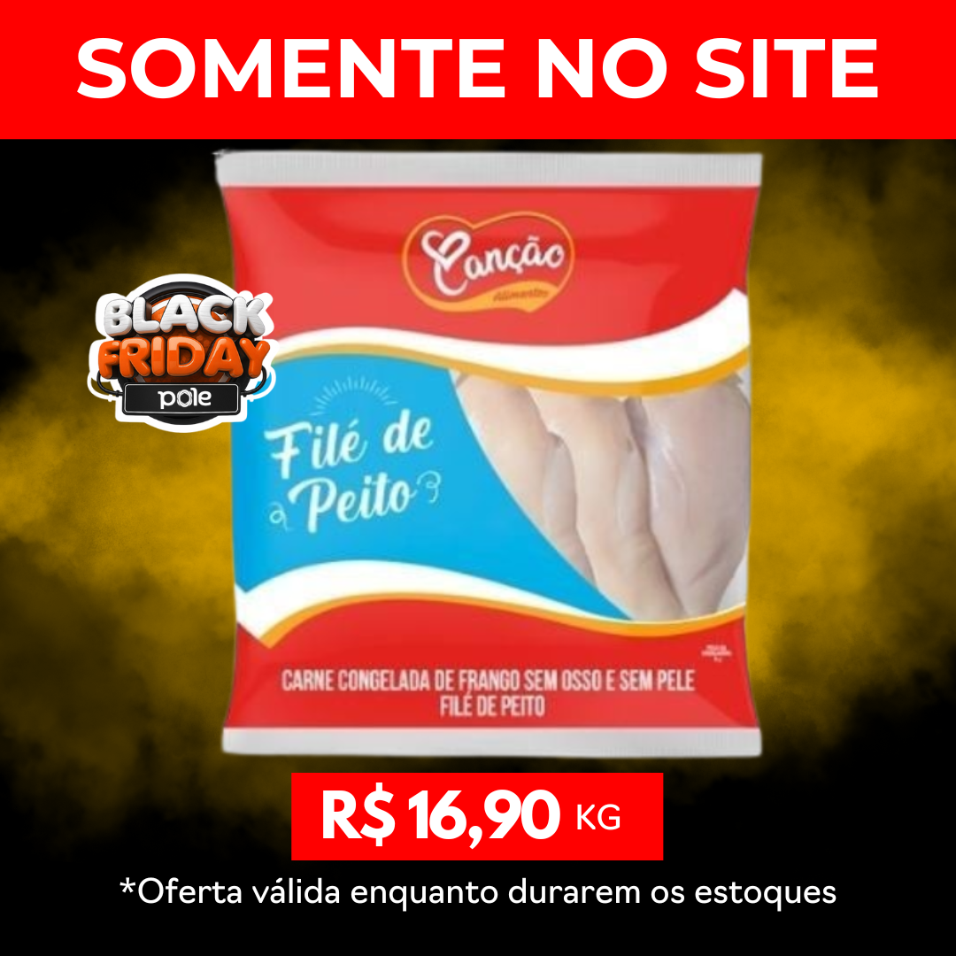 Filé de Peito Cong Cx20kg -  Frango Canção